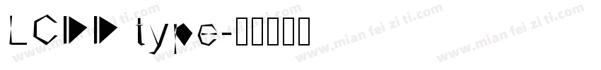LCDD type字体转换